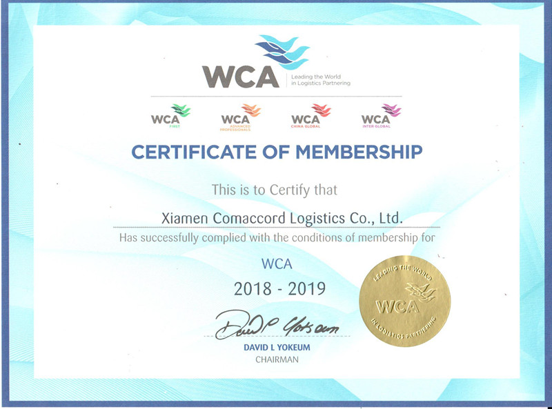 WCA Membership 2018-2019